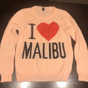 FOREVER 21 “I ❤️ Malibu” Sweater